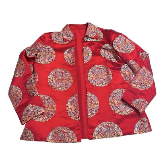 Vintage 80’s Red Oriental
Embroidered Reversible Jacket - Picture 7 of 12